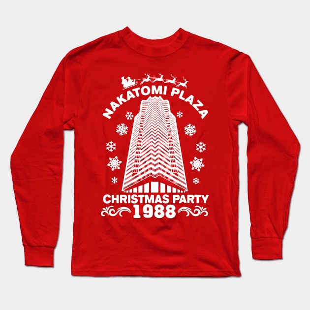 Nakatomi Plaza Christmas Party 1988 Long Sleeve T-Shirt by N8I